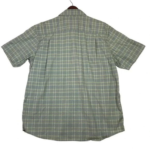 CARHARTT Rugged Flex Relaxed Fit Short Sleeve Button Shirt Mens XL Plaid Cotton - Picture 4 of 9